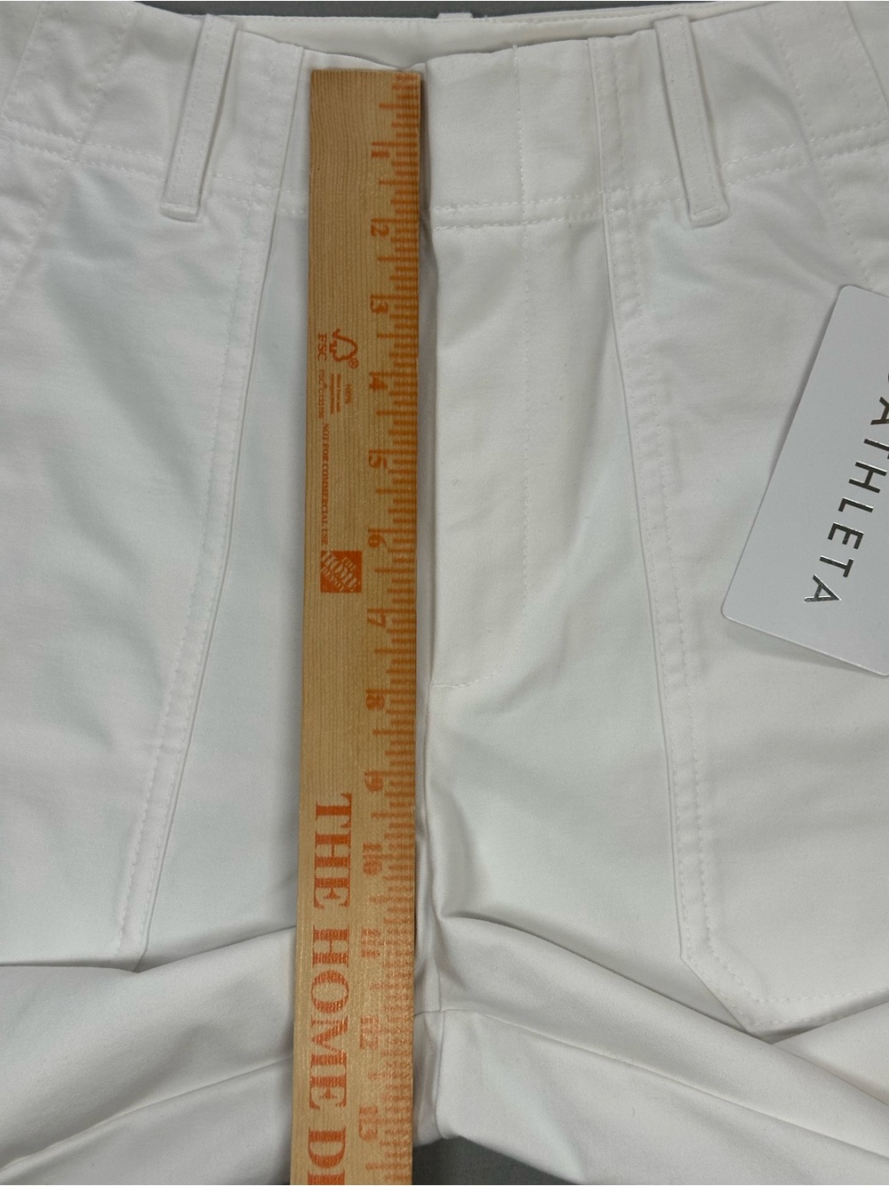 NWT Athleta Skyline High Rise Barrel Leg Pant, Bright White - Womens 6 - Picture 14 of 16